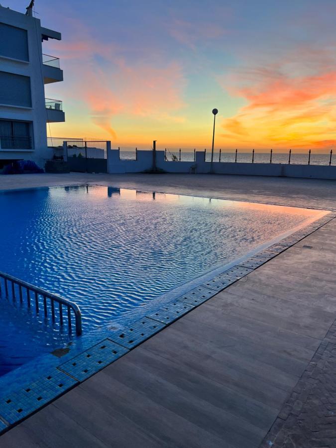 The Blue Pearl-Sensational Beach Apartment In Aourir Agádír Exteriér fotografie
